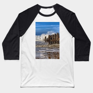 White waves on walcott beach Baseball T-Shirt